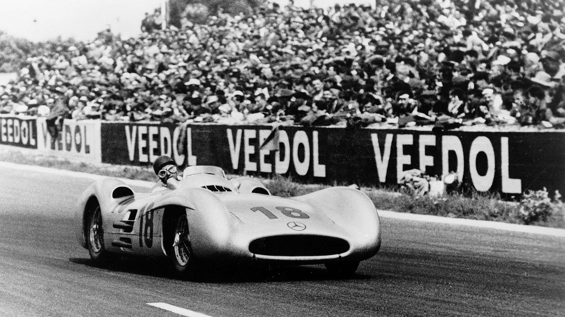 El exitoso Mercedes W196 con el que Fangio fue Campeón Mundial de Fórmula 1 en 1954 y 1955