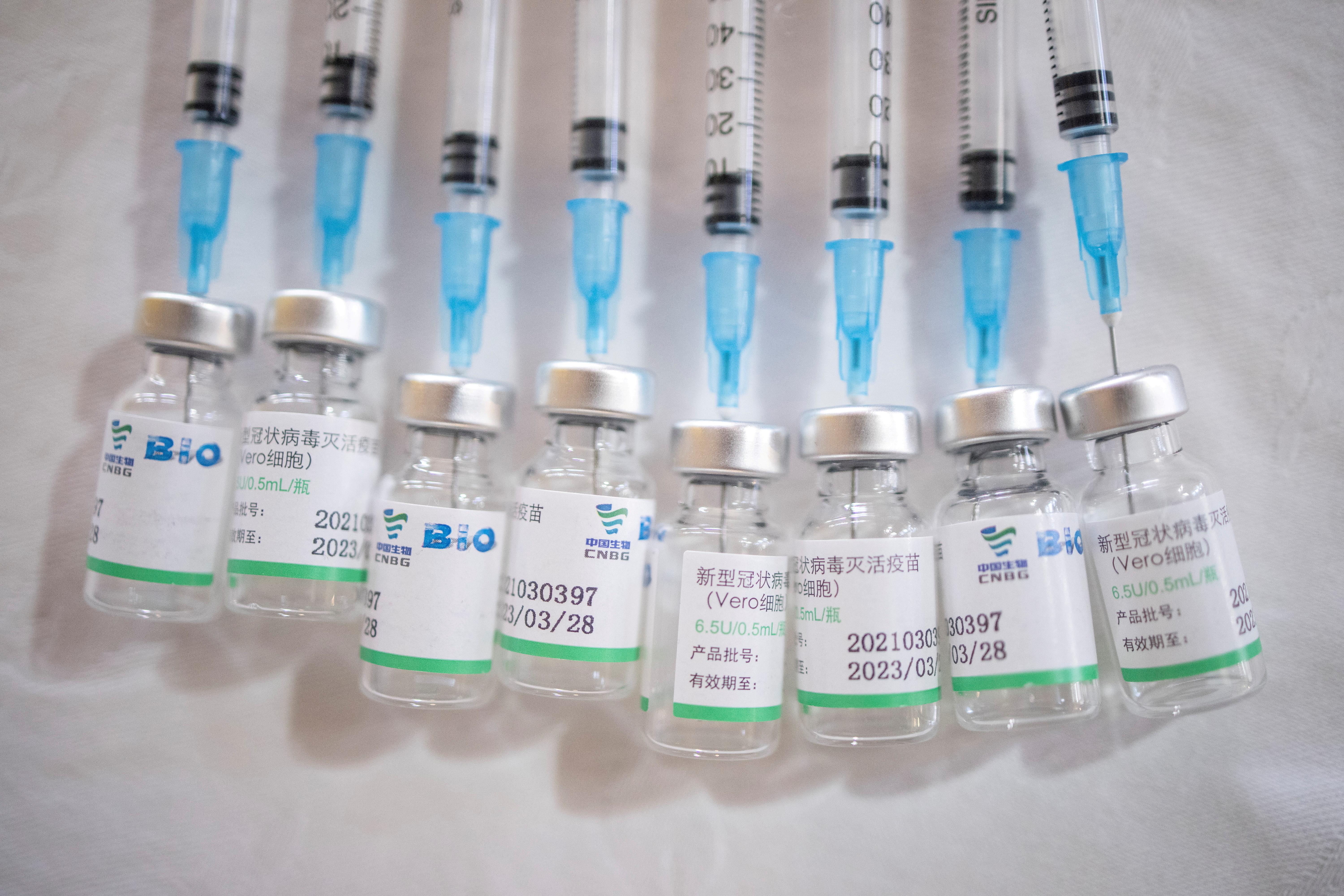 Vacunas contra el coronavirus de Sinopharm. REUTERS/Marko Djurica/Foto de archivo