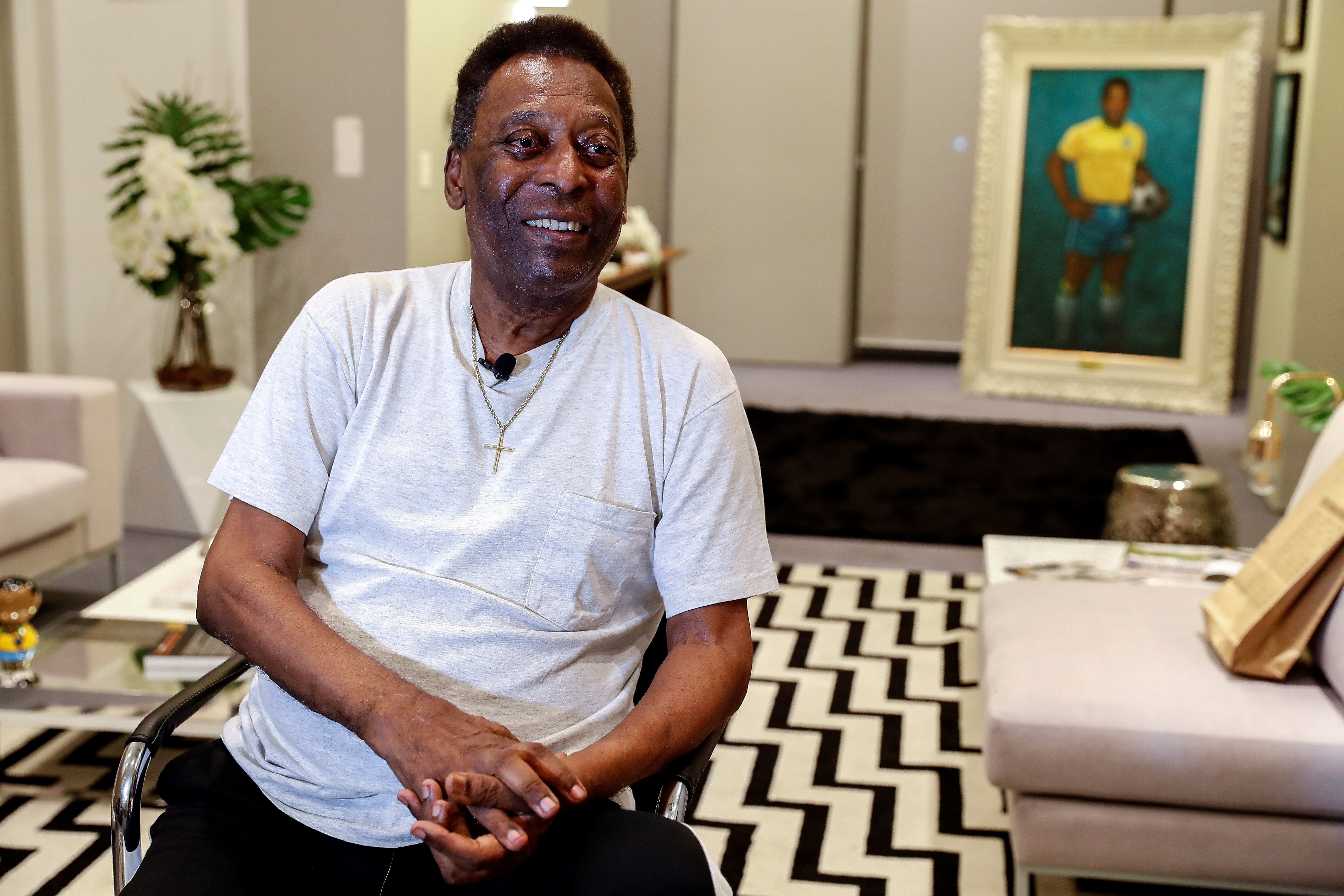 Pelé, de 80 años, lleva una semana internado en un hospital de San Pablo y se recupera satisfactoriamente de su cirugía (Foto: EFE)
