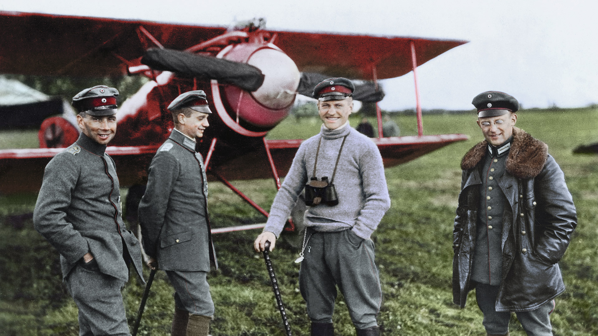 El as alemán Manfred von Richtofen, el "Barón Rojo", en esta fotografía de 1917 (Cortesía Editorial Head of Zeus)