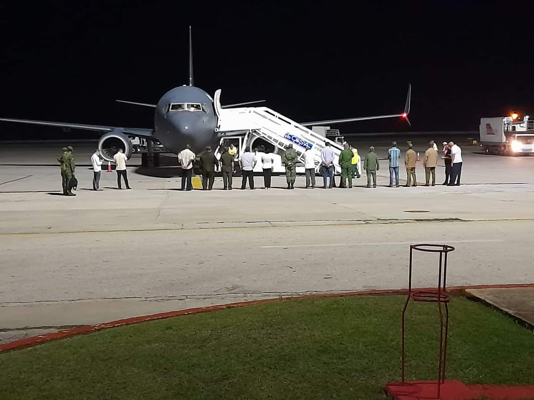 The aid sent by President Andrés Manuel López Obrador arrived on the Caribbean island on Saturday night (Photo: Twitter / @EmbaCuMex)