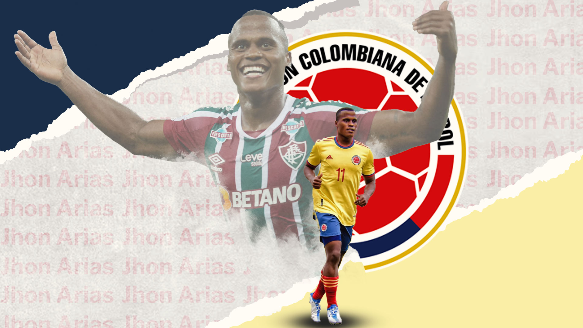 Jhon Arias é convocado para defender a Colômbia nas Eliminatórias