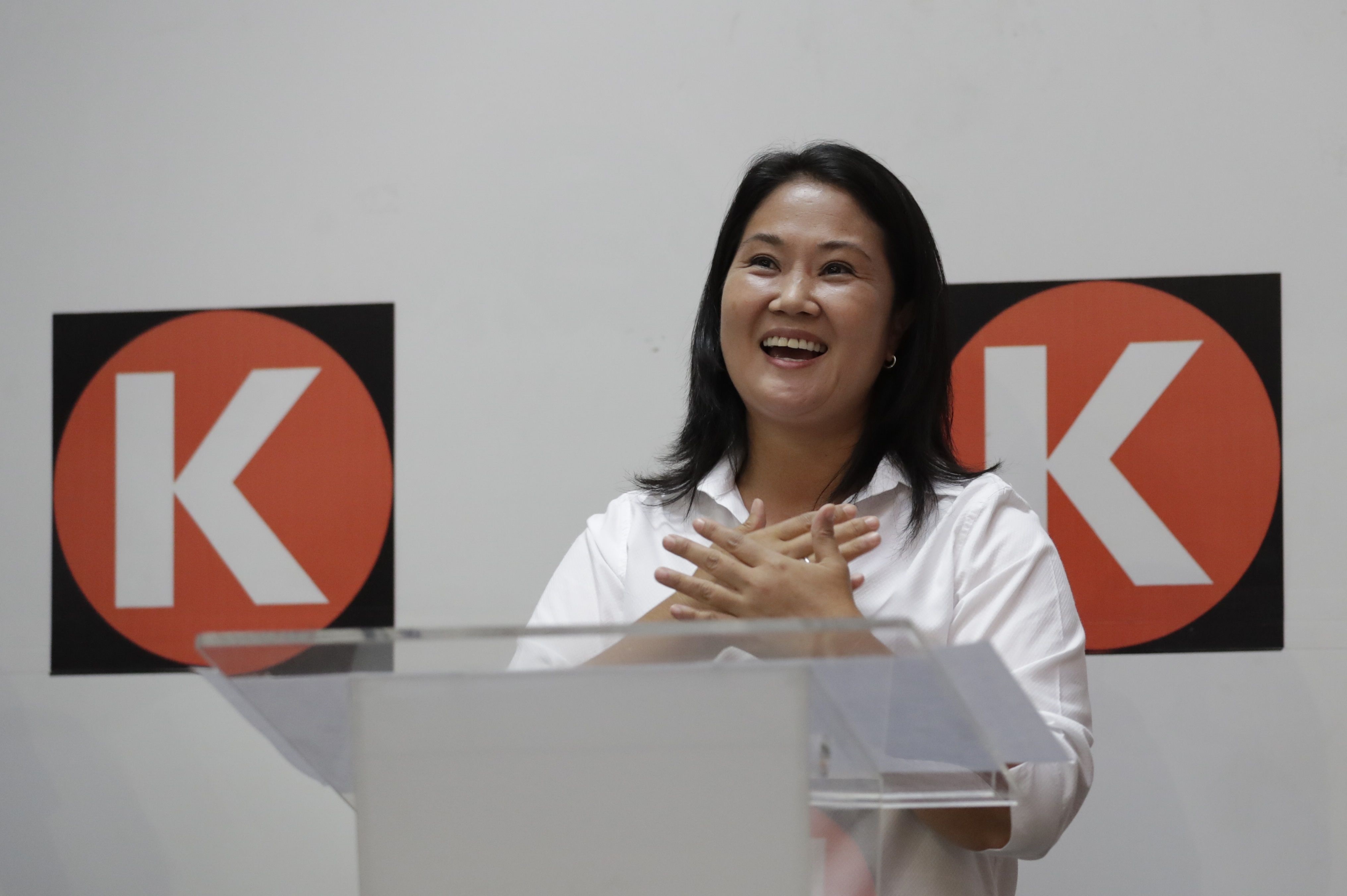 La candidata presidencial peruana Keiko Fujimori. EFE/ Paolo Aguilar/Archivo
