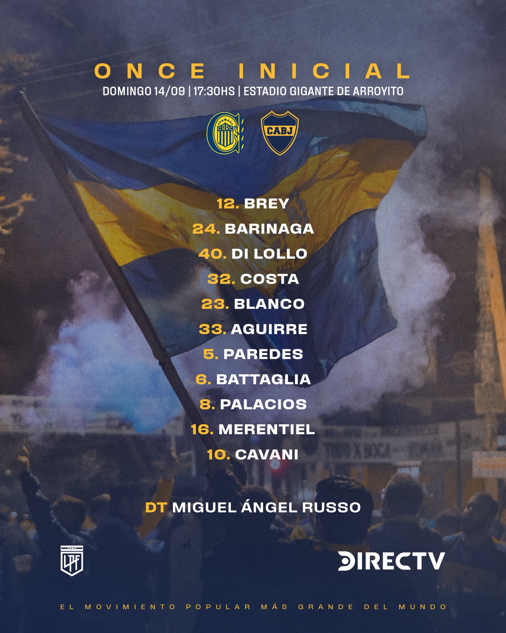 Boca Juniors y Rosario Central empataron 1 a 1 en Arroyito por el Torneo Clausura