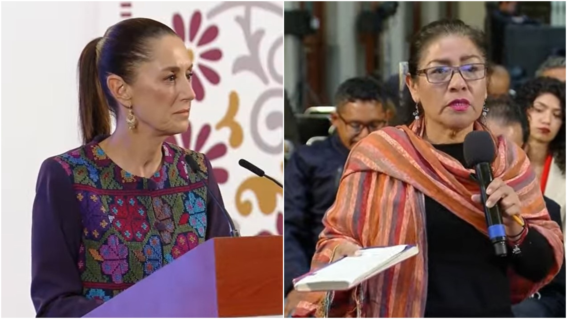 Así fue el primer 'encontronazo' entre Sheinbaum y Reyna Haydee en La  Mañanera por el Culiacanazo y caso García Luna - Infobae