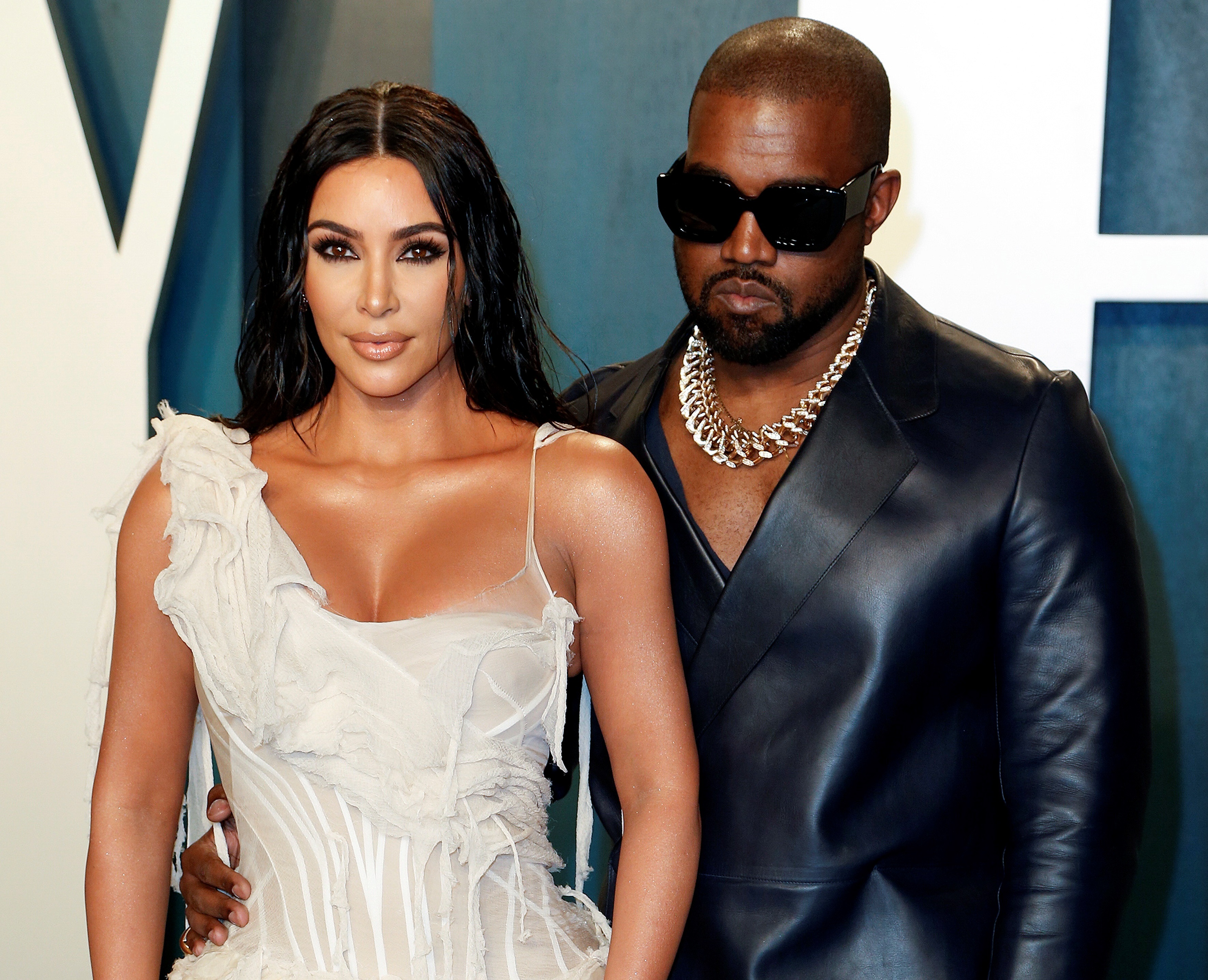 Kanye West y Kim Kardashian pasan por el momento de su matrimonio y y ya se habla de un posible divorcio (EFE)
