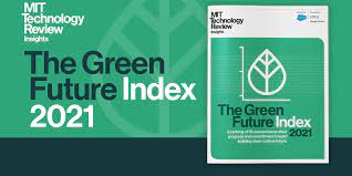 El Índice de Futuro Verde o Green Future Index, elaborado por el MIT es una ranking de 76 países que mide su progreso y compromiso para construir un futuro bajo en carbono