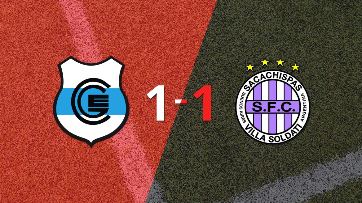 Sacachispas logró sacar el empate a 1 gol en casa de Gimnasia (J)
