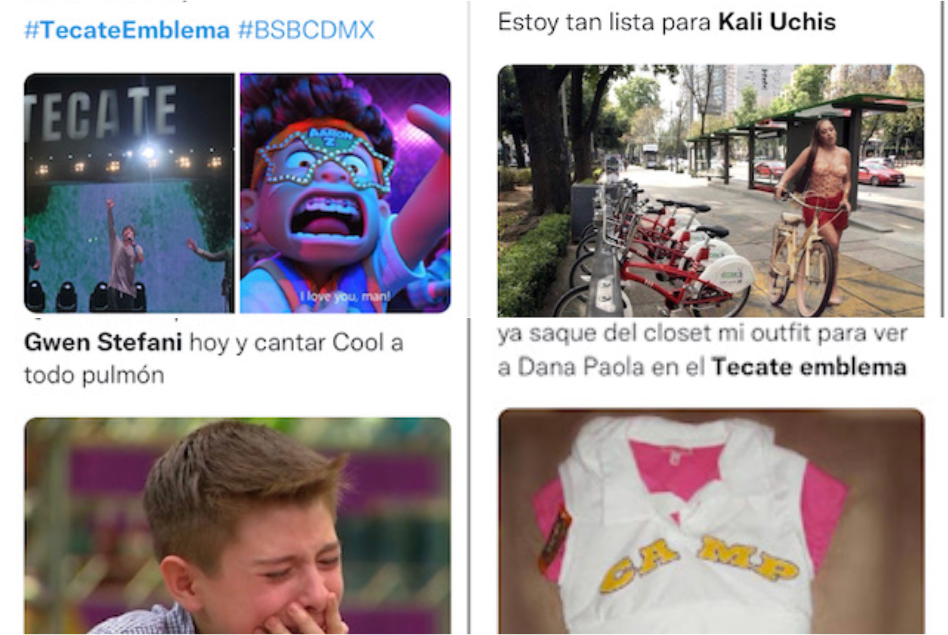 Los mejores memes del primer festival Tecate Emblema en CDMX: nostalgia  noventera y millenial - Infobae