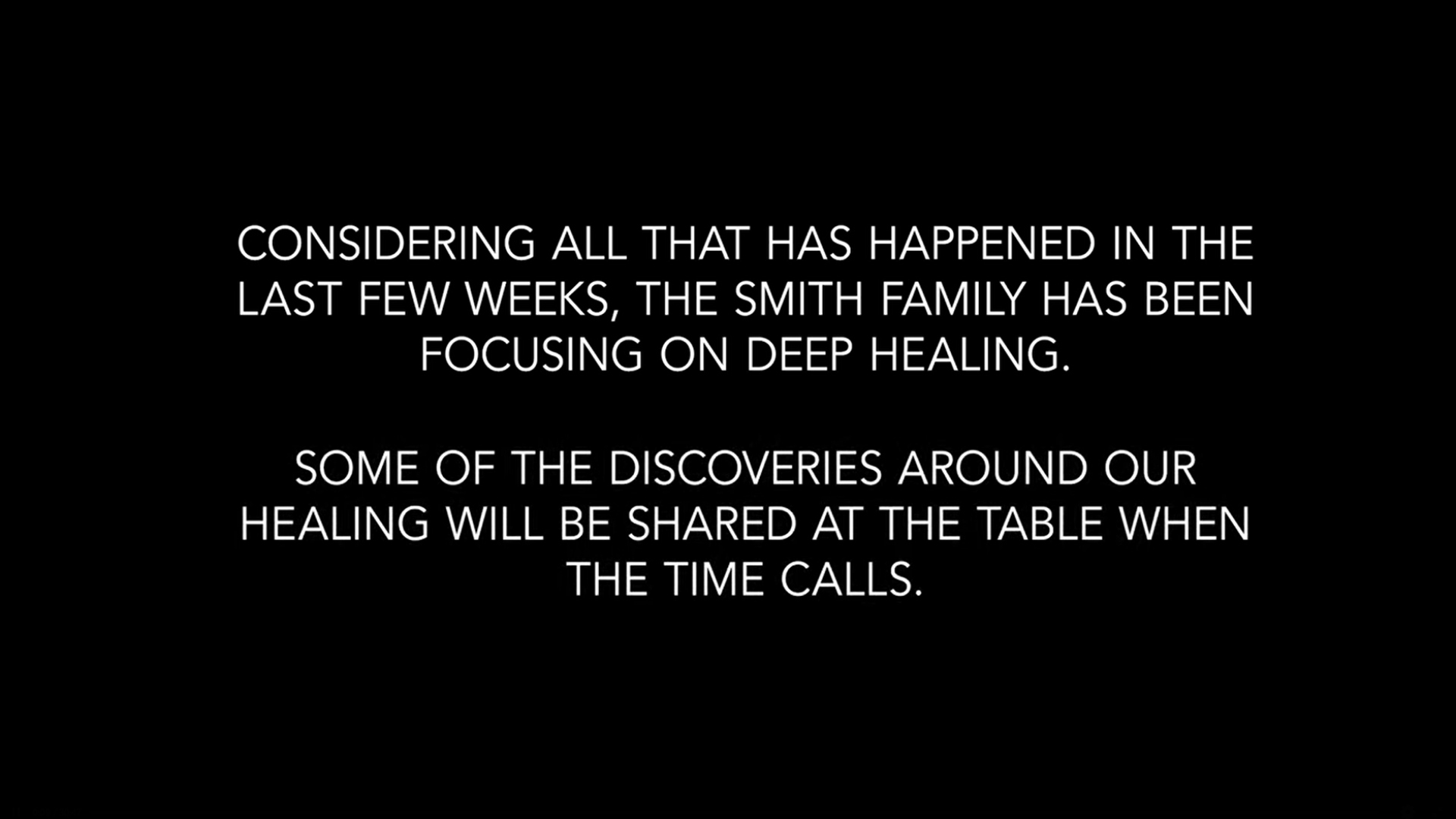 Jada Pinkett Smith falou sobre a situação de sua família após a violência no Oscar (Foto: Red Table Talks)