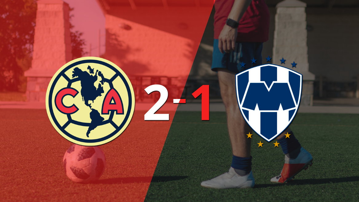 Club América consiguió una victoria en casa por 2 a 1 ante CF Monterrey