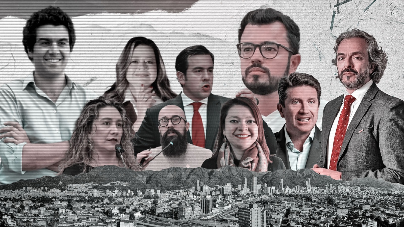 Los precandidatos y candidatos a la Alcaldía de Bogotá (Infobae)