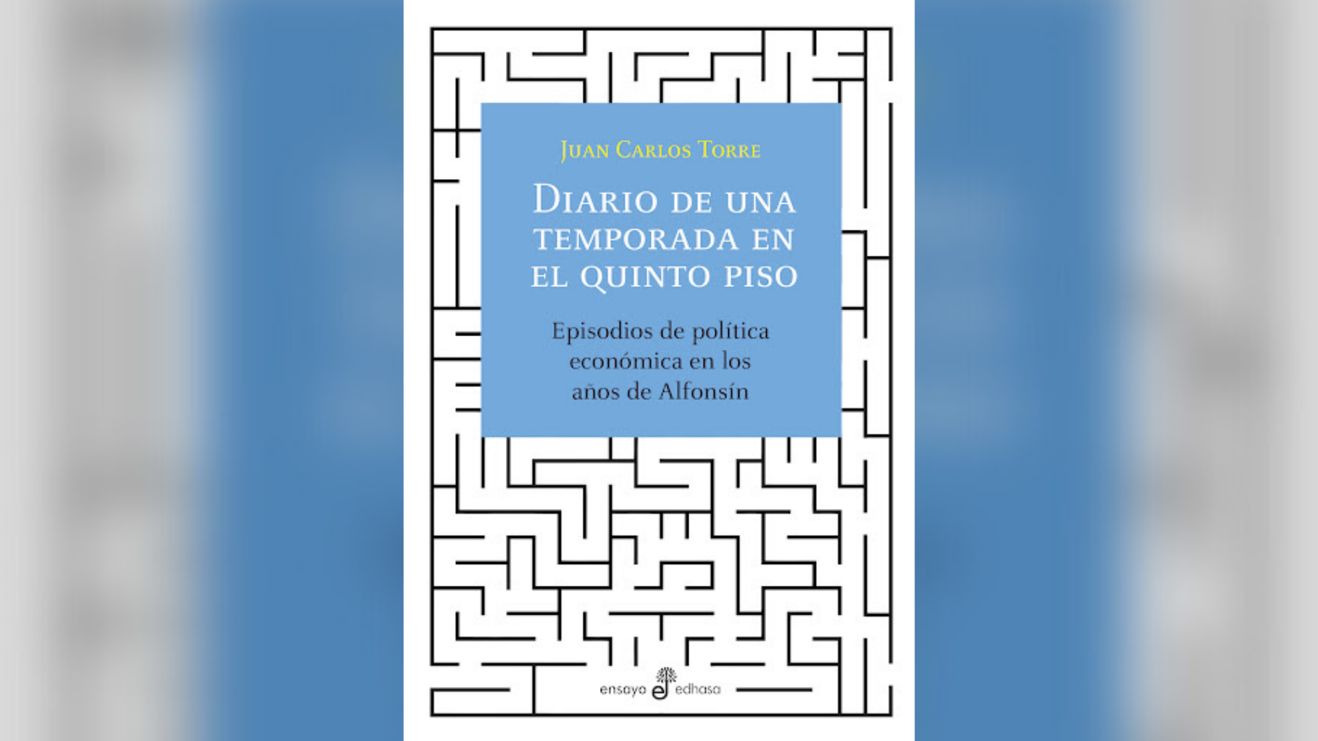 Facsímil de la tapa del libro Diario de una temporada en el quinto piso, de Juan Carlos Torre (Edhasa)