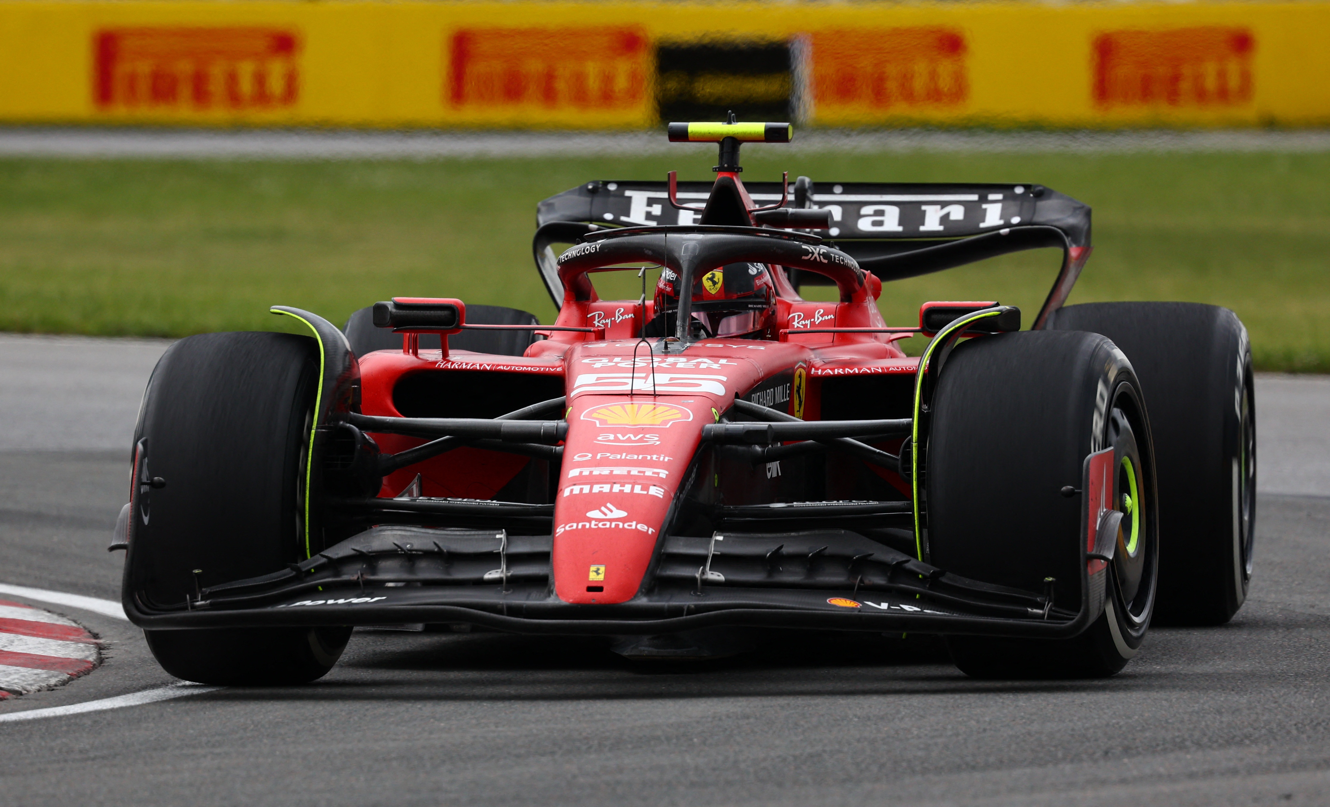 Carlos Sainz durante el GP de Canadá (REUTERS).