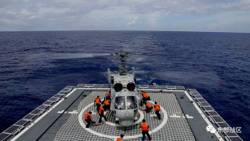 China y Rusia iniciaron ejercicios navales conjuntos enviando una clara señal de advertencia hacia Taiwán. (REUTERS)