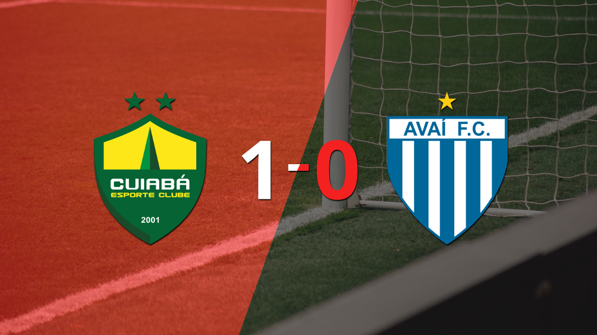 Cuiabá le ganó 1-0 como local a Avaí