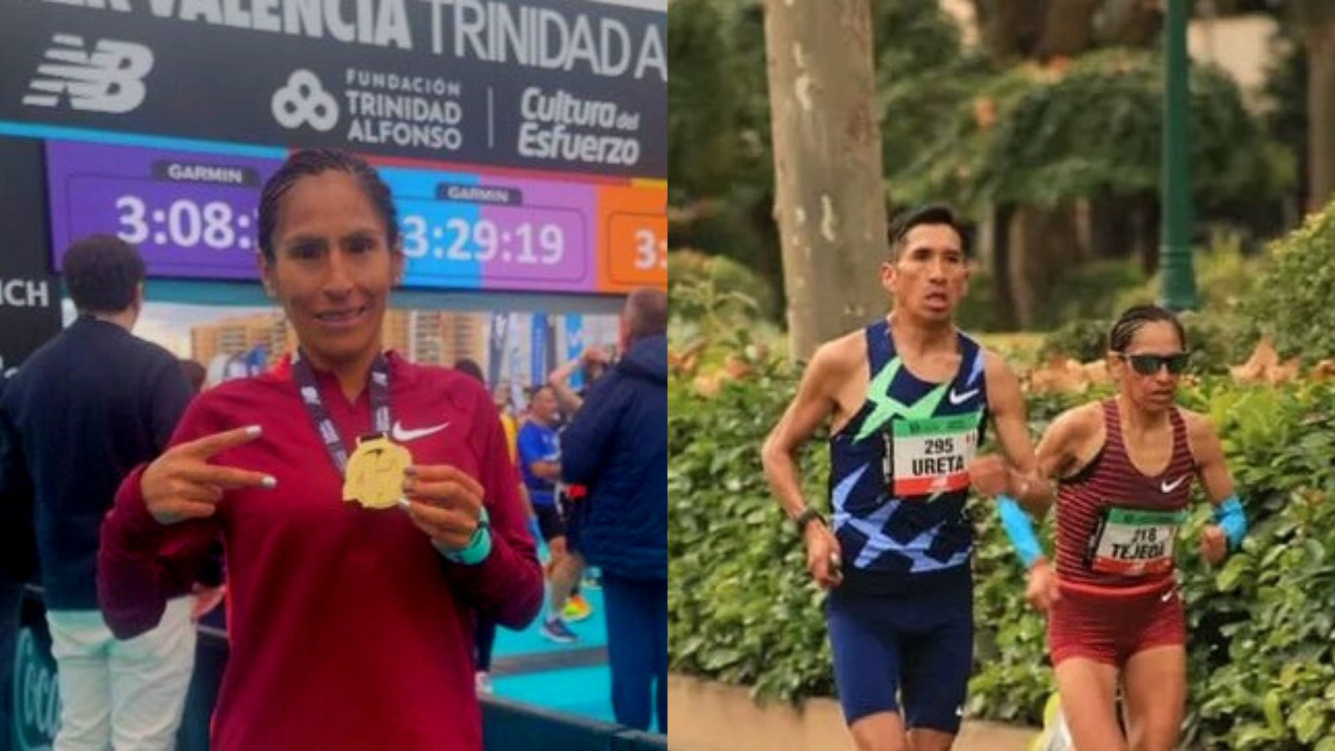 Gladys Tejeda, clasificó al Campeonato Mundial de Atletismo Budapest 2023, tras finalizar la Maratón de Valencia que se corrió en España. (IPD)