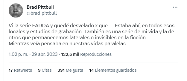 Calamaro opinó en Twitter de la serie