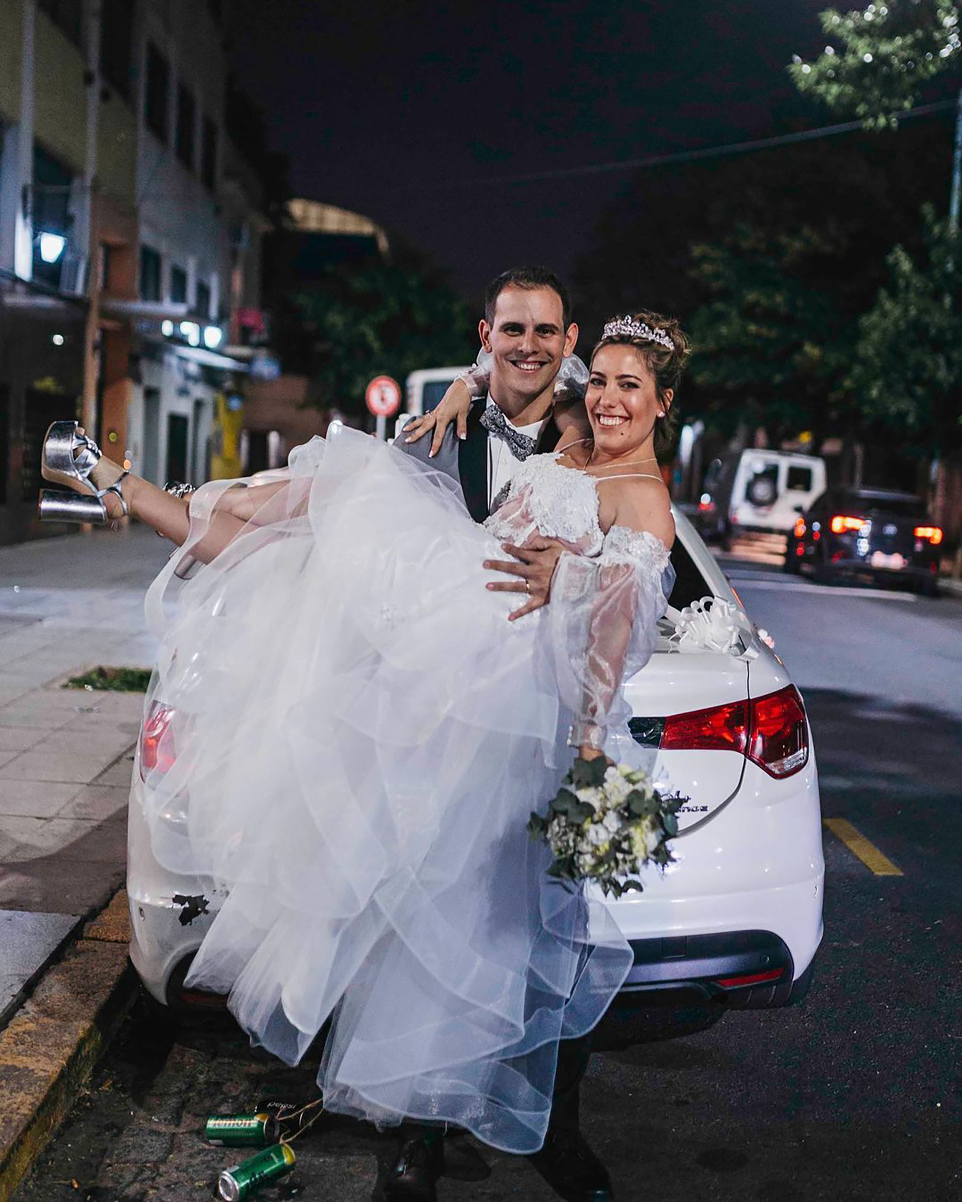 La felicidad de Daniela y su novio Matías, recién casados (Instagram @daniellamastri)