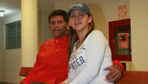 Puma Carranza y su esposa.