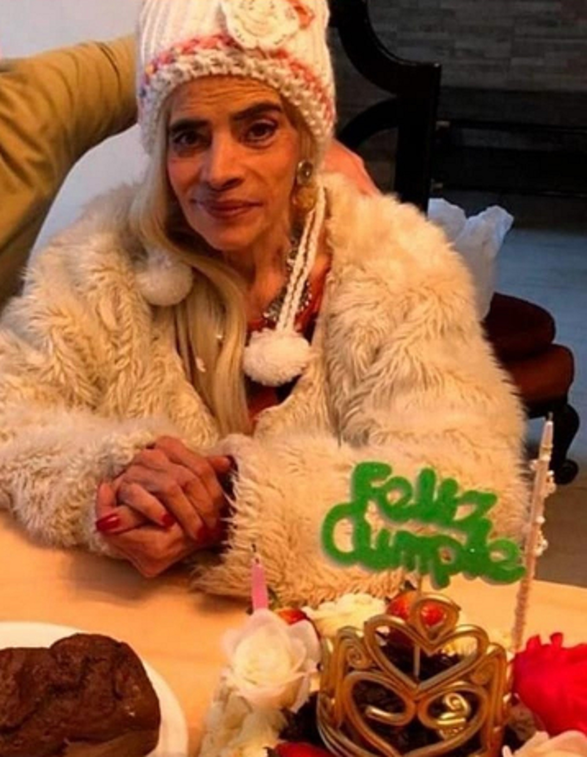 Lía Crucet cuando cumplió 69 años, en agosto de 2021 (Foto: Instagram)