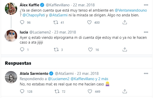 Cuando Atala aceptó que la ignoraron en "Ventaneando"