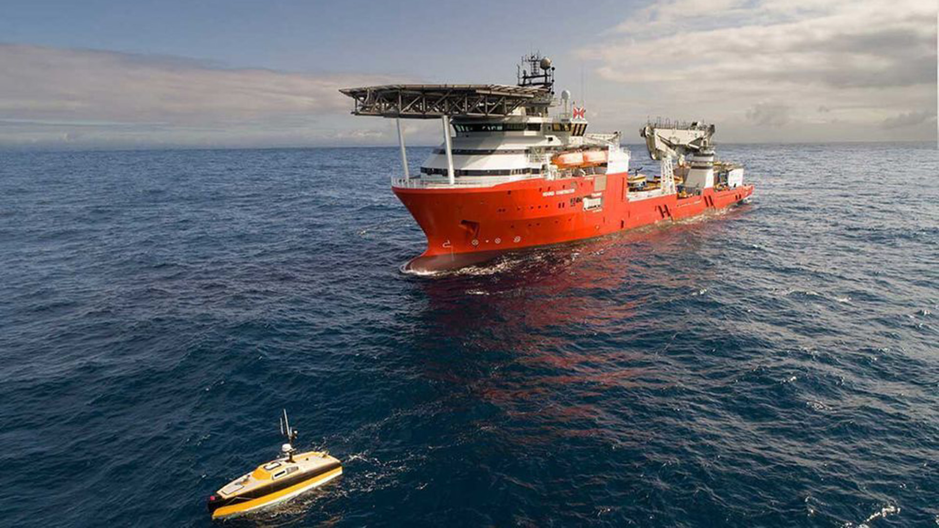 El Seabed Constructor, buque contratado por el Estado Nacional para localizar los restos del San Juan a un costo de U$S 7.000.000.-