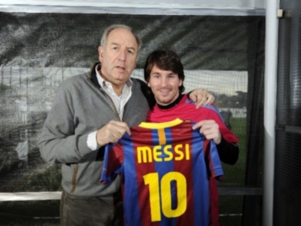 Rexach y Lionel Messi