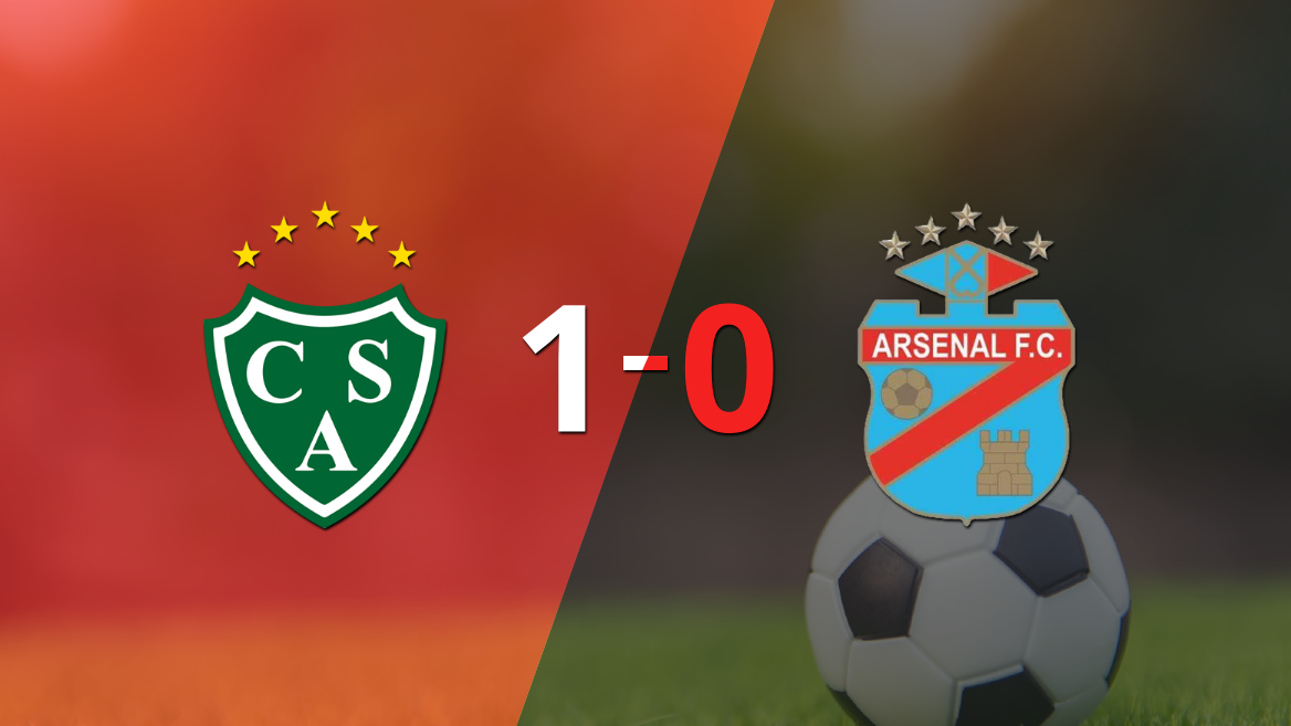 Arsenal no pudo en su visita a Sarmiento y cayó 1-0