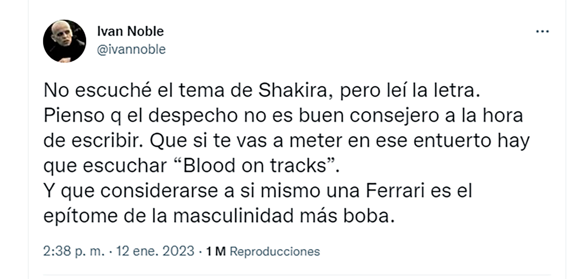 Iván Noble Apuntó Contra Shakira “el Despecho No Es Buen Consejero A La Hora De Escribir” Infobae 4236