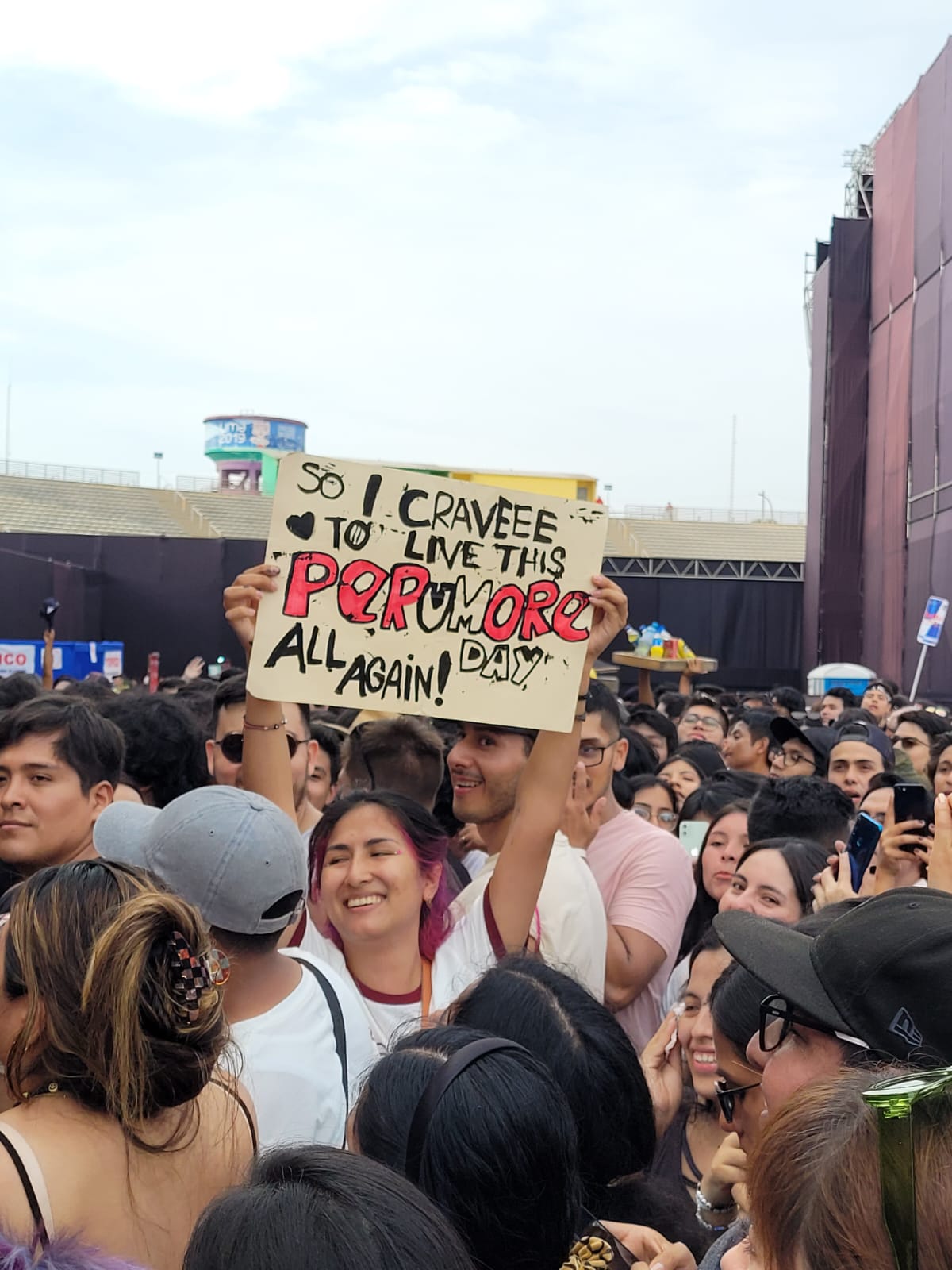 Concierto de Paramore en Perú. (Twitter)