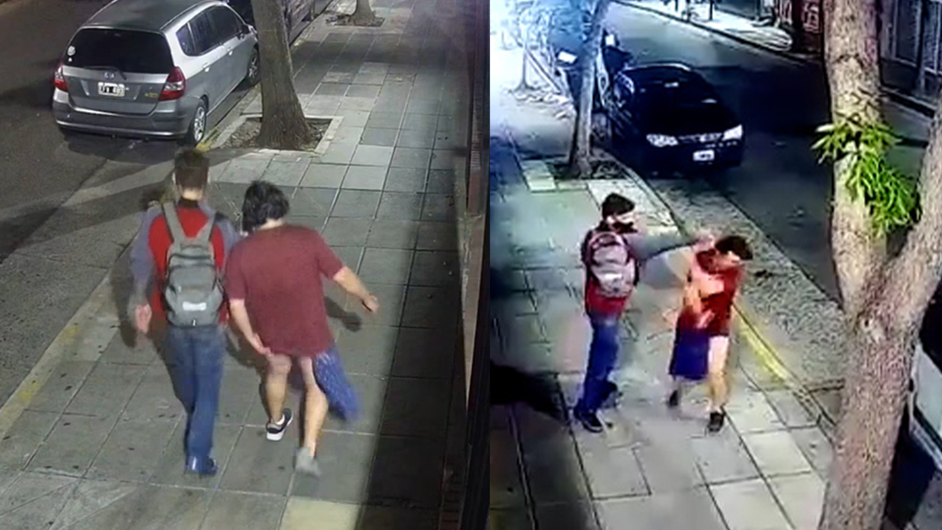 Video: el momento de un feroz crimen en el que un ladrón mató a un hombre de 14 puñaladas para robarle el celular