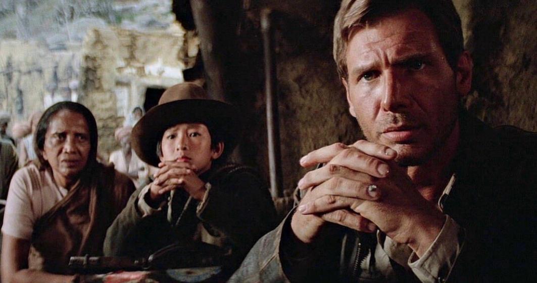 Ford y Quan, protagonistas de "Indiana Jones y el templo maldito". (Lucasfilm)