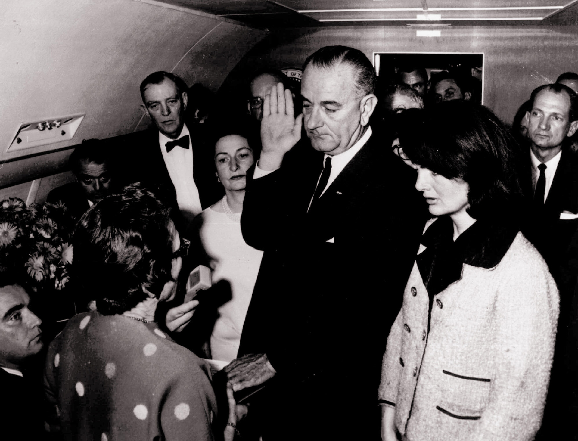 Lyndon B. Johnson se convirtió en presidente a los 55 años, la edad promedio de los mandatarios estadounidenses (Cecil Stoughton vía White House vía AP)