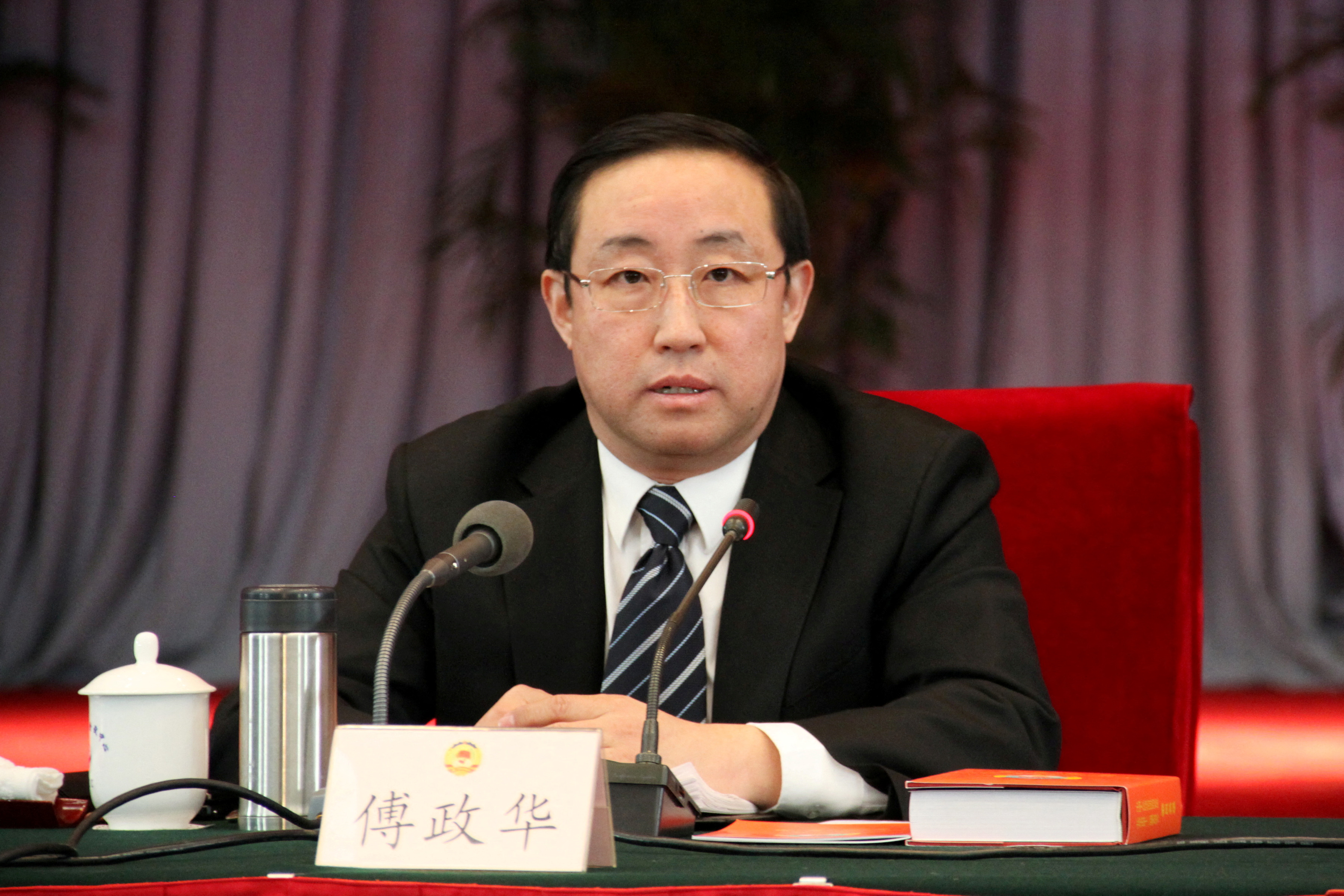 Fu Zhenghua, entonces jefe policial en Beijing (Reuters/archivo)