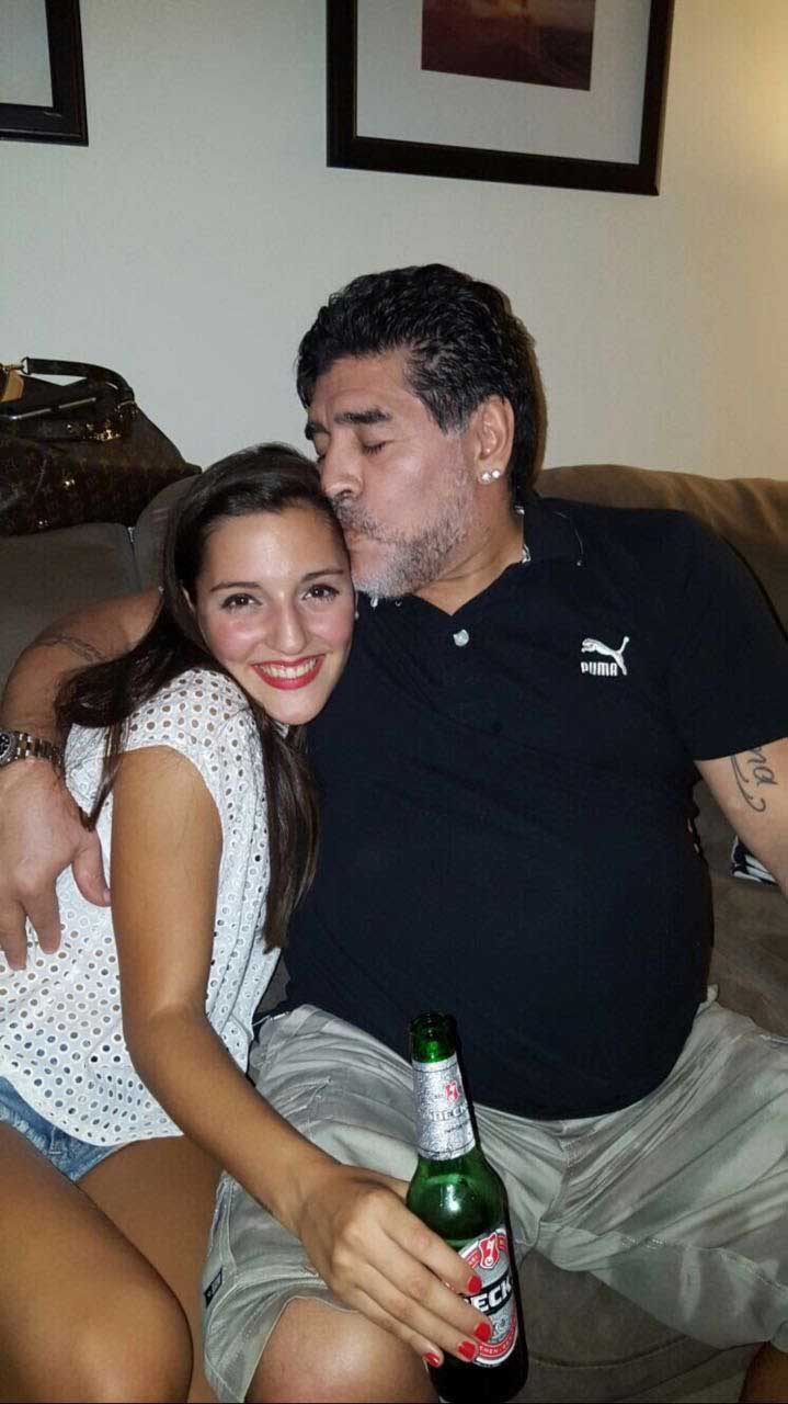 Diego y Jana Maradona