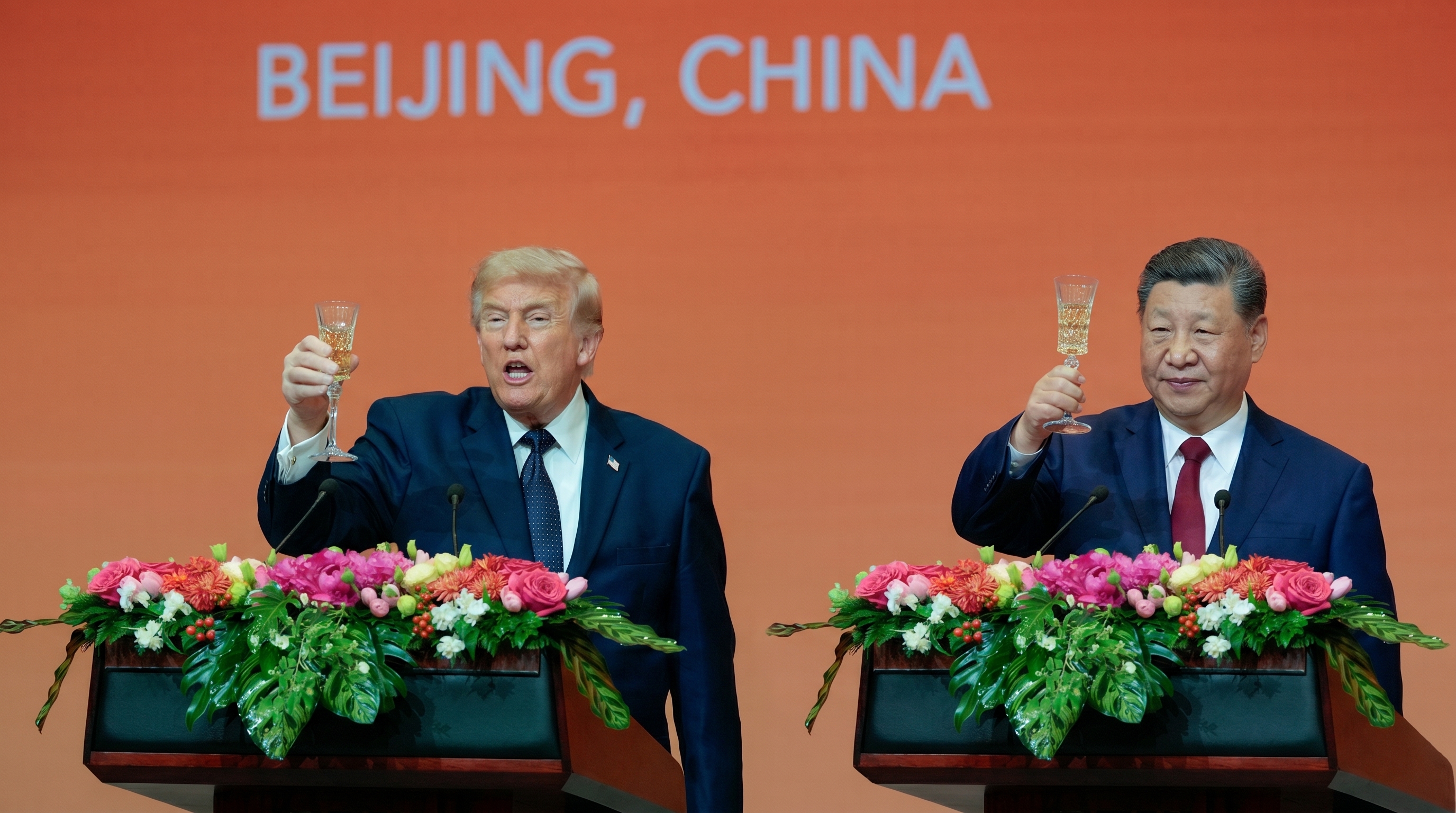 Banquete en Beijing: Donald Trump invit&oacute; a Xi Jinping a visitar Estados Unidos el pr&oacute;ximo 24 de septiembre