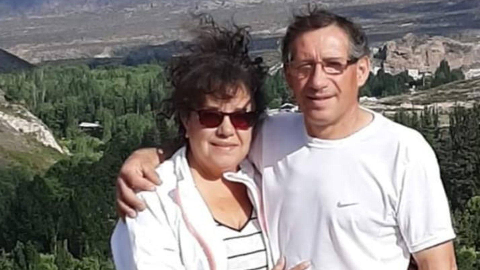 Miriam Vega y su esposo Jorge Mazzega
