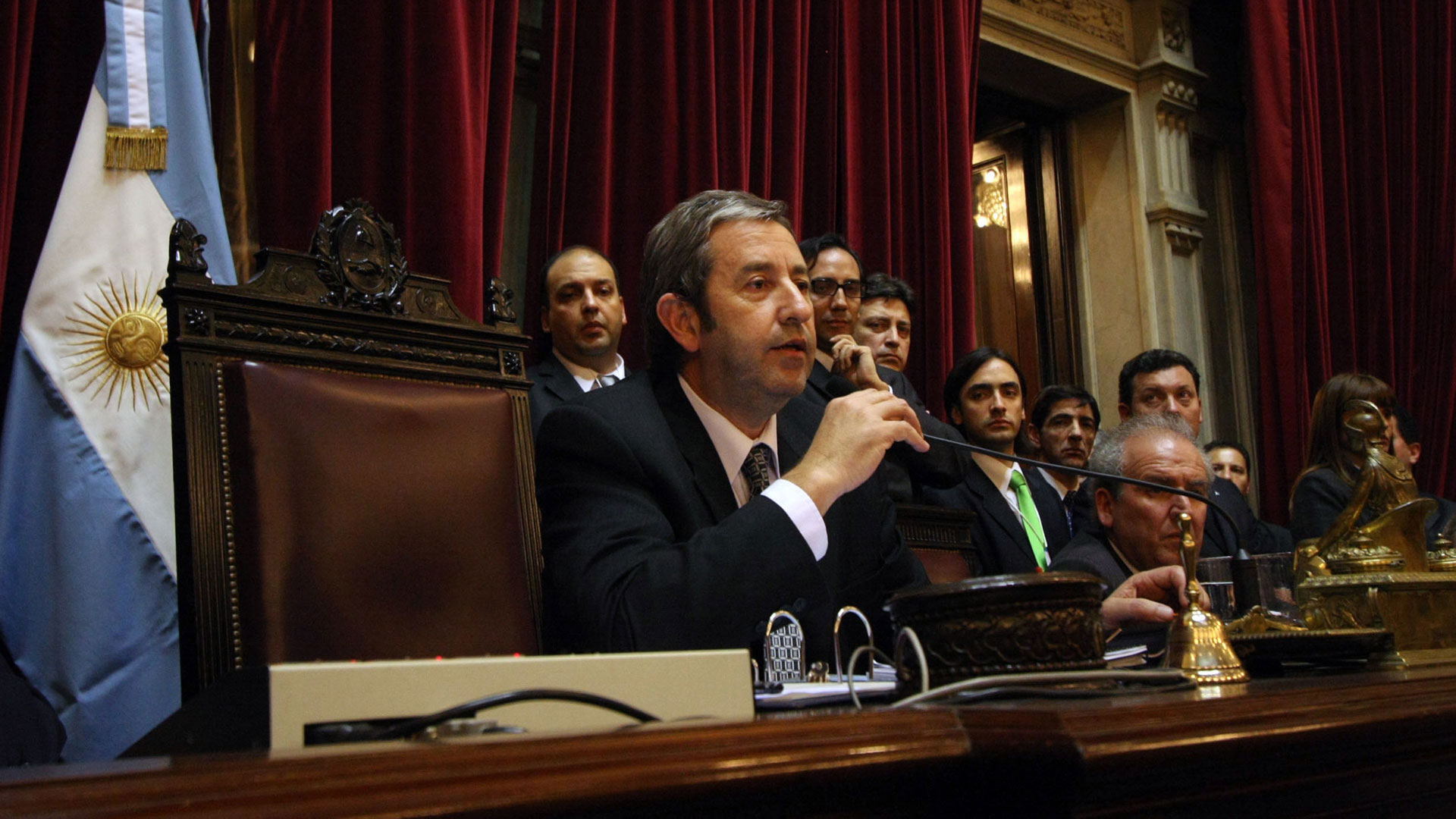 Julio Cobos, en la histórica sesión en el Senado por la Resolución 125 (NA)