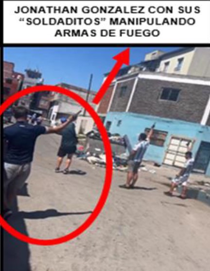 Jonathan González, hampón de la familia
