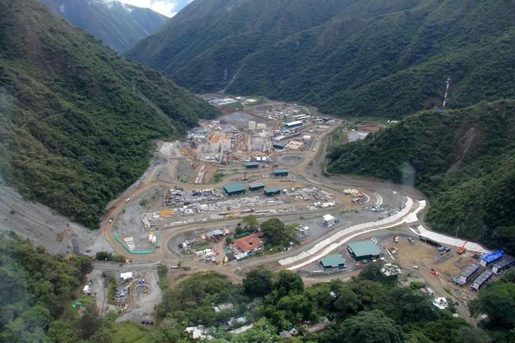 Foto de archivo. Una vista aérea muestra un campamento de la mina de oro Continental Gold en Buriticá, Colombia, 11 de junio, 2019. REUTERS/Julia Symmes Cobb