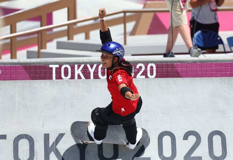 Japanese skateboarders reign, taking gold and silver as teens sweep the podium