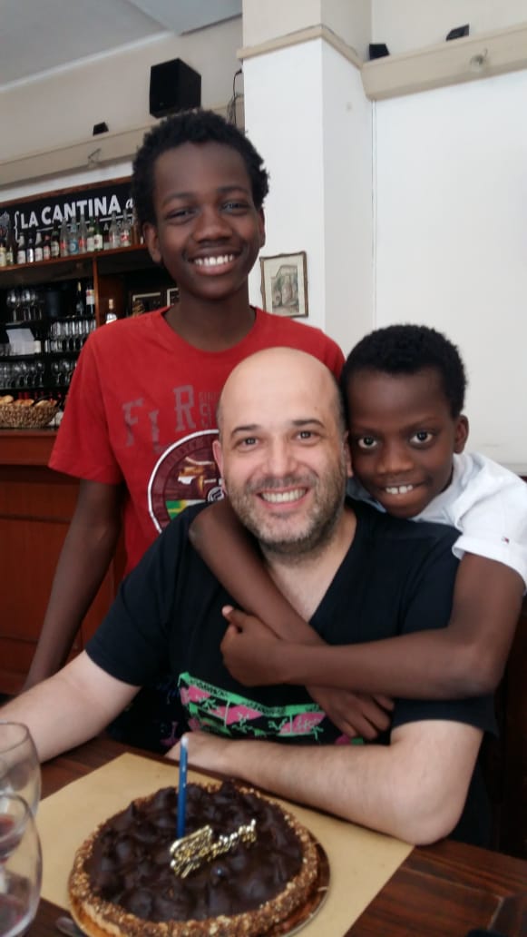 Un cumpleaños de Daniel Rueda junto a sus hijos