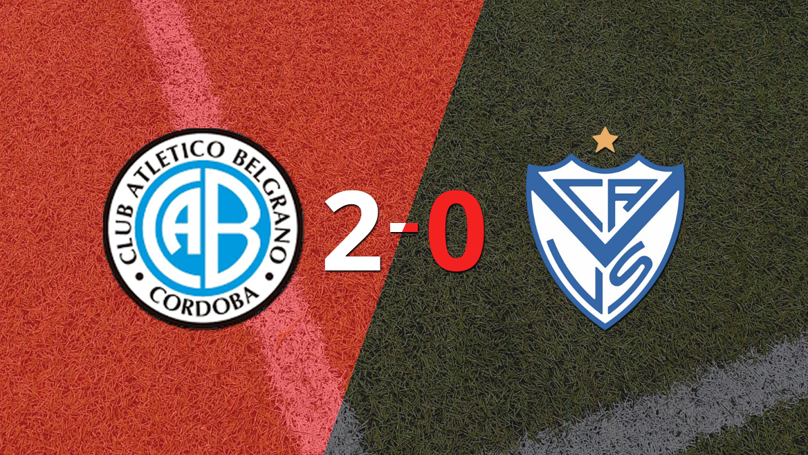 Belgrano marcó dos veces en la victoria ante Vélez en Gigante de Alberdi