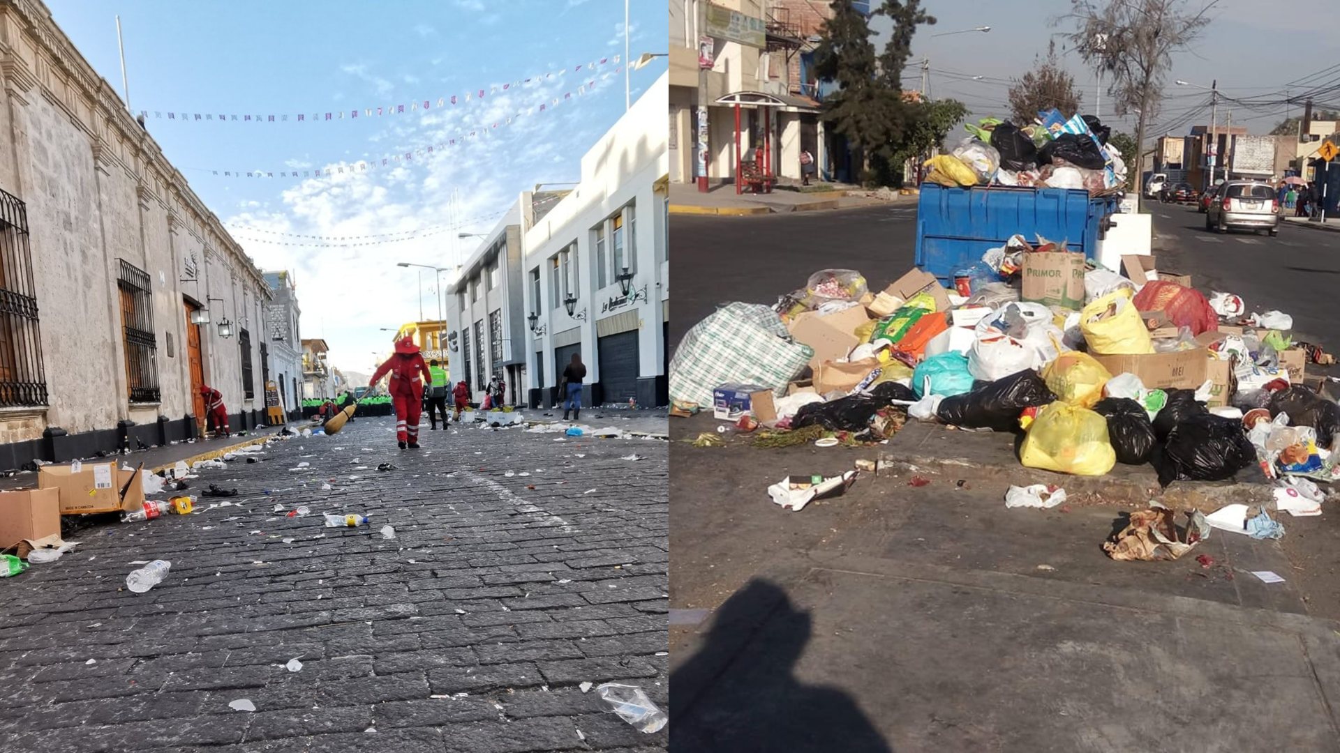 Fiestas por Halloween y Día de la Canción Criolla generaron 100 toneladas de basura en Arequipa