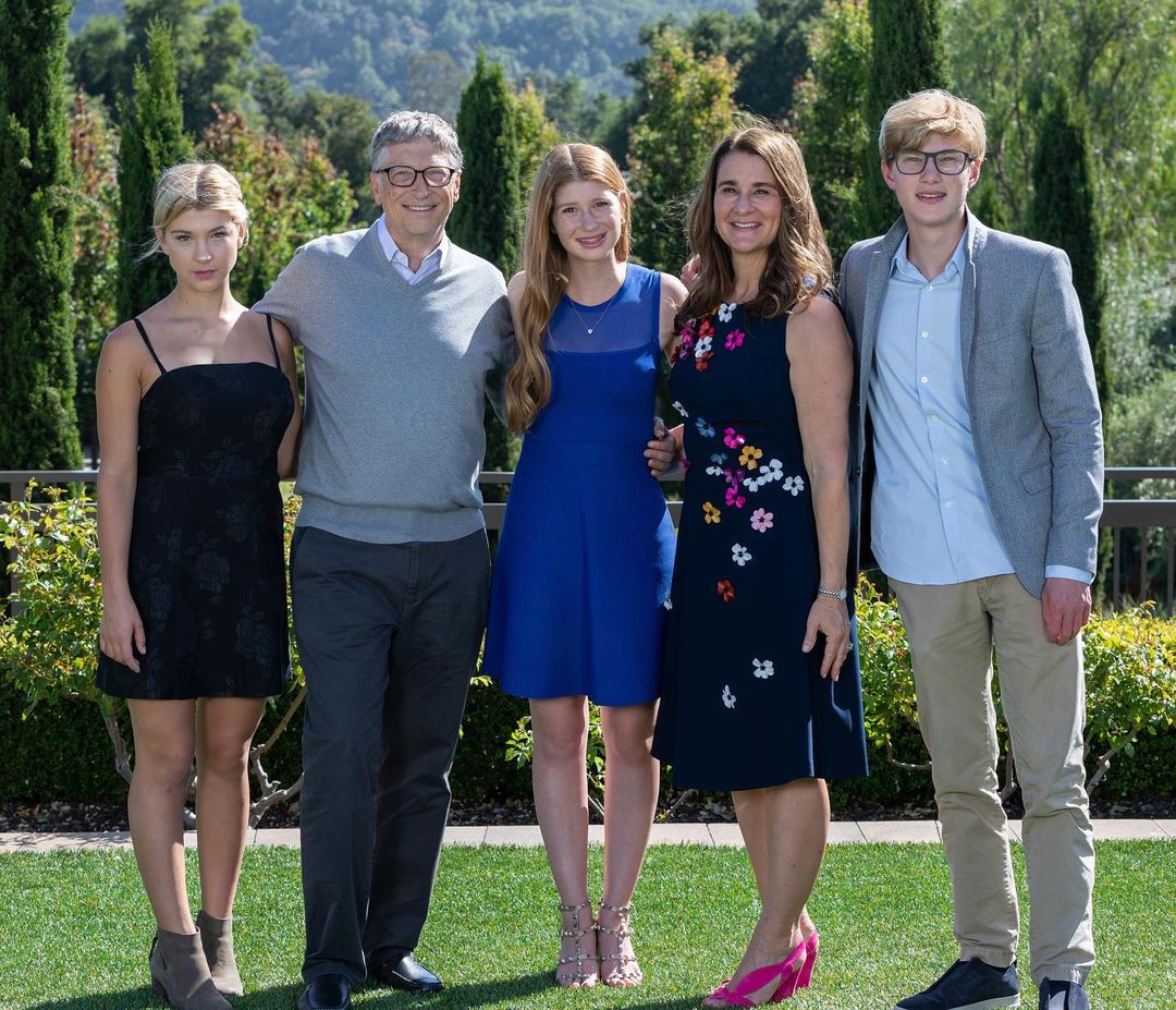 Gates reveló que le dejará a sus hijos 10 millones de dólares  cada uno y el resto de su fortuna será para fines filantrópicos (Foto: Instagram@melindafrenchgates)