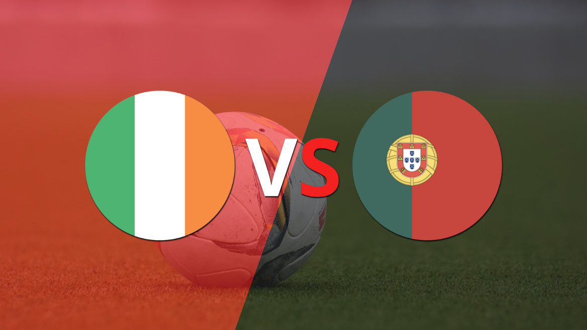 Cero a cero terminó el partido entre Rep. de Irlanda y Portugal