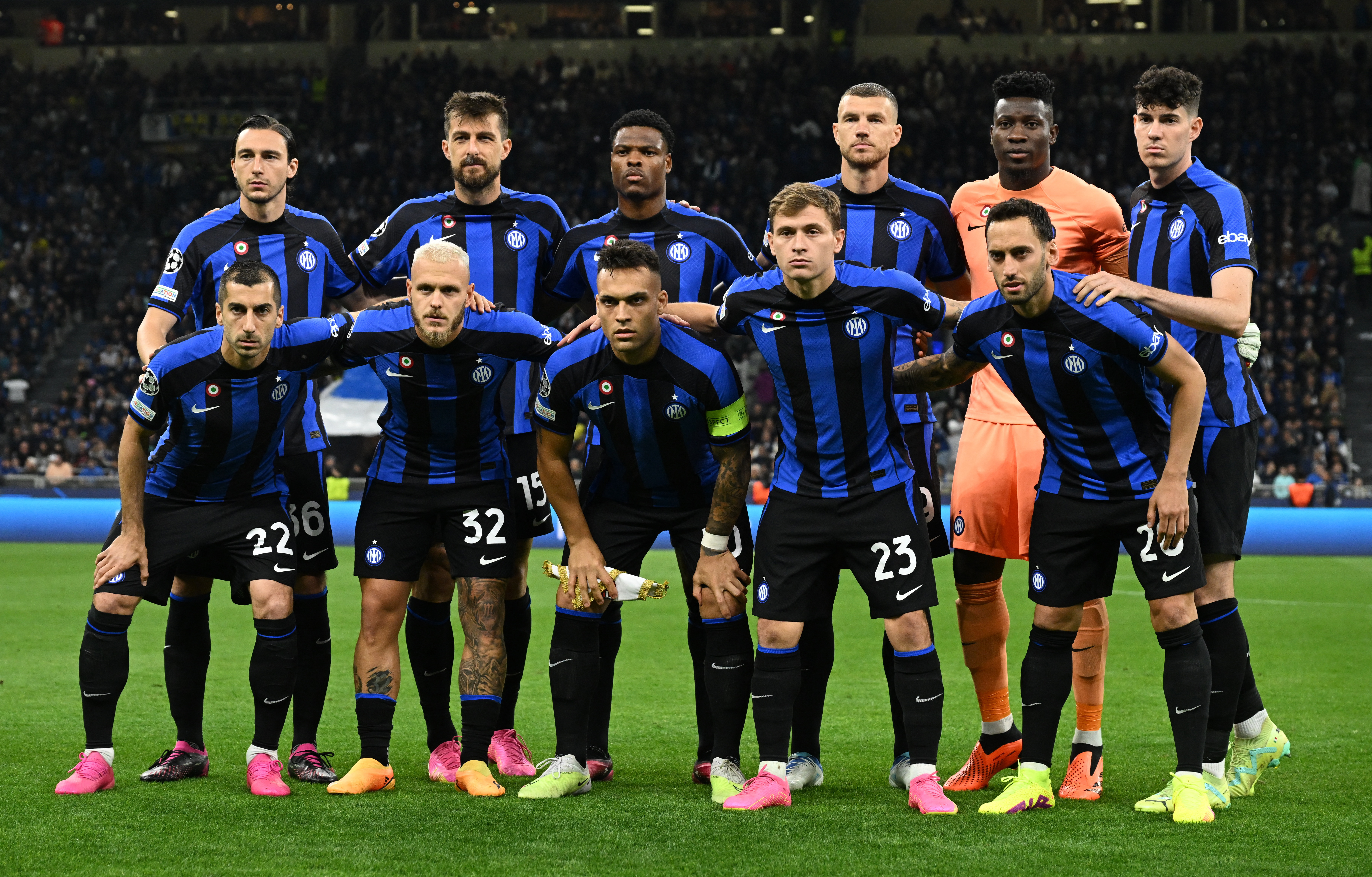 Inter eliminated Milan in the semifinals of the Champions League and will once again be one game away from the title in Europe after 13 years (REUTERS/Alberto Lingria)