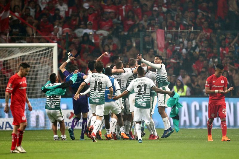 Santos Laguna derrotó al Toluca en la final del Clausura 2018, vencieron 3-2 en el marcador global (Foto: REUTERS/Edgard Garrido)