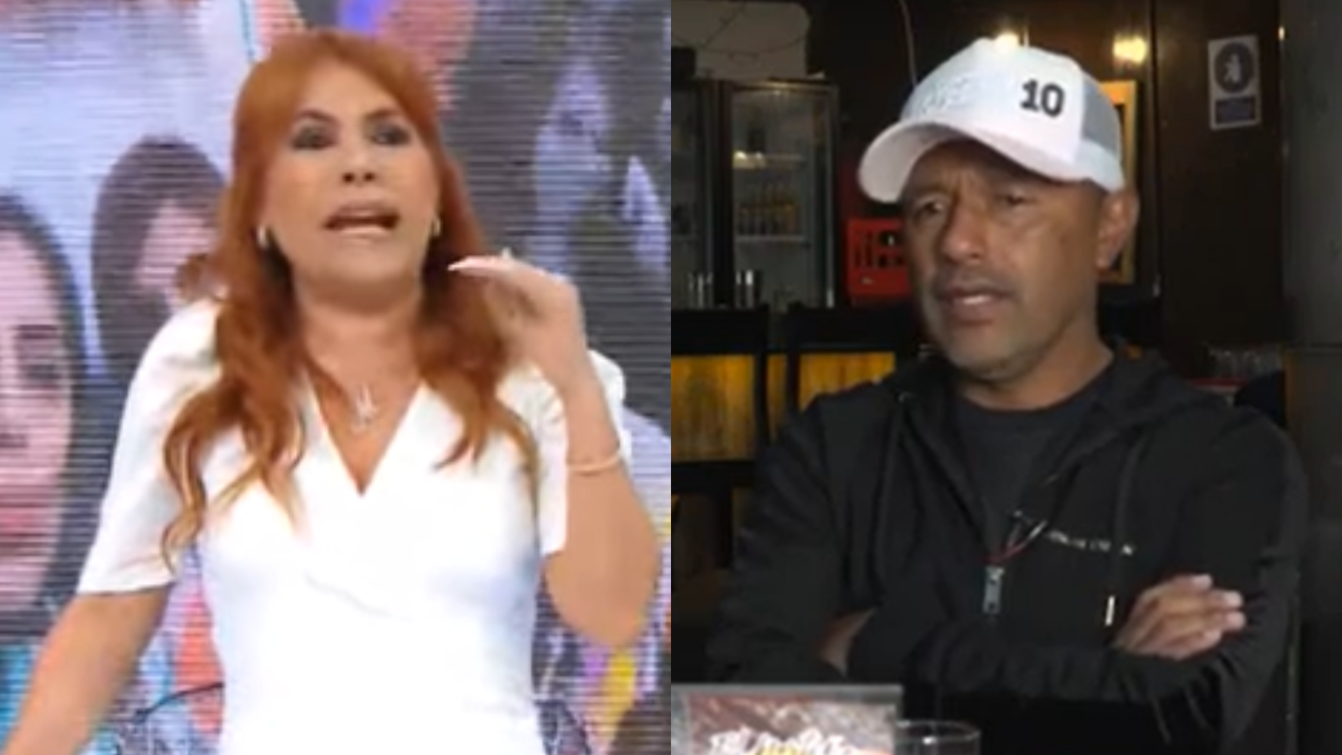 Magaly Medina made fun of Roberto Palacios for saying that he has therapy with his wife.  (Capture)